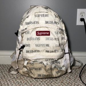 Supreme Backpack (White)